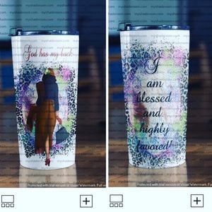 God Had My Back 20oz Stainless Steel Tumbler